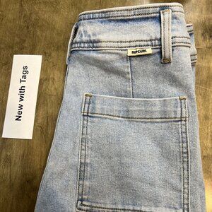 Rip Curl Straight Leg Jeans Medium Blue 25 New With Tags